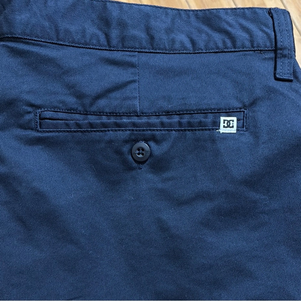 DC Straight Fit Navy Pants for men